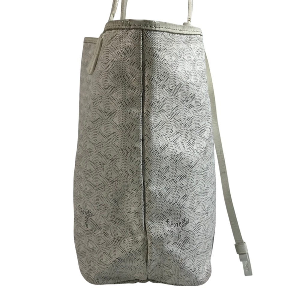 GOYARD Saint Louis PM Shoulder Bag, Tote Leather, Women's, White - Picture 4 of 16